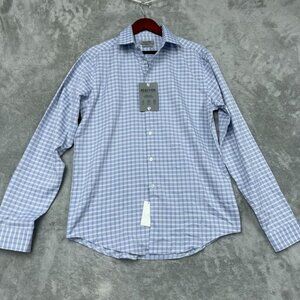 Kenneth Cole Reaction Mens Regular Fit Dress Shirt Quick Dry M a1397